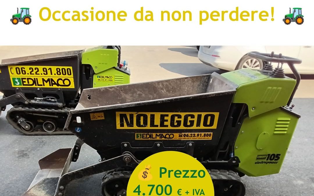 Carry 105 usata – Due macchine disponibili